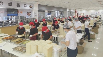 5000+份盒飯出品，華逸府為重大活動提供應急供餐保障